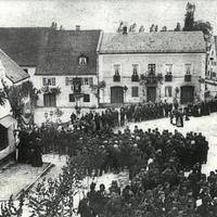 Marktplatz, kirchliches Ereignis