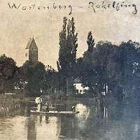 Rockelfing, Strassen gestaut, um 1902