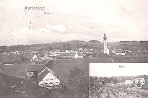 Totalansicht von Westen und Bad Wartenberg