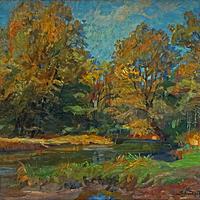 Carl Hans Schrader-Velgen – Herbst an der Strogen