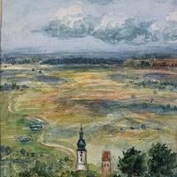 Josef Zach – Wartenberg, Blick vom Nikolaiberg