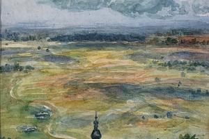 Josef Zach – Wartenberg, Blick vom Nikolaiberg