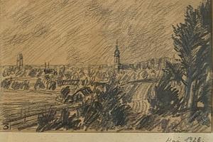 Josef Zach – Blick auf Wartenberg von Süden