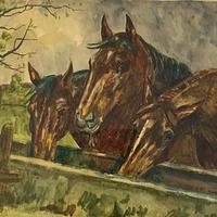 Josef Zach – Pferde